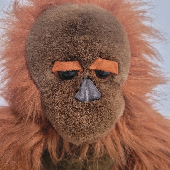 Vintage Chosun Realistic Orangutan Ape Plush Stuffed Animal 12" Korea - Picture 2 of 9